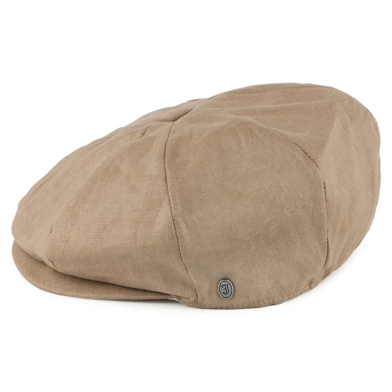 Casquette Gavroche en Lin camel JAXON & JAMES