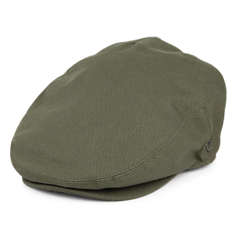 Casquette Plate en Coton olive JAXON & JAMES