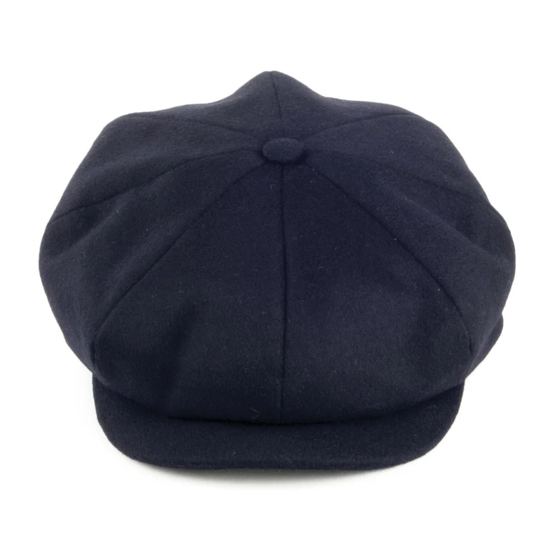 Casquette Gavroche En Laine Loden bleu marine CITY SPORT