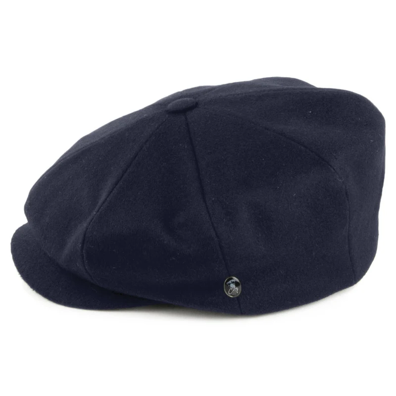 Casquette Gavroche En Laine Loden bleu marine CITY SPORT