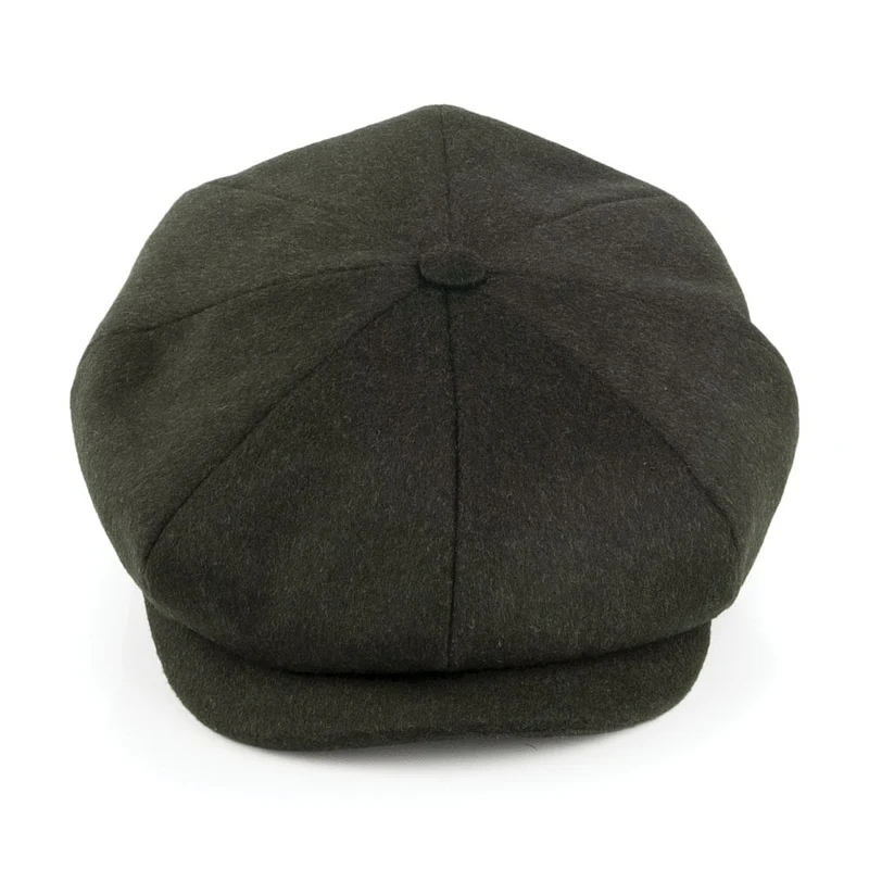 Casquette Gavroche En Laine Loden vert foncé CITY SPORT