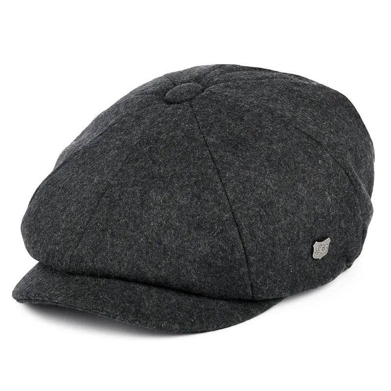 Casquette Gavroche en Melton Alfie gris FAILSWORTH