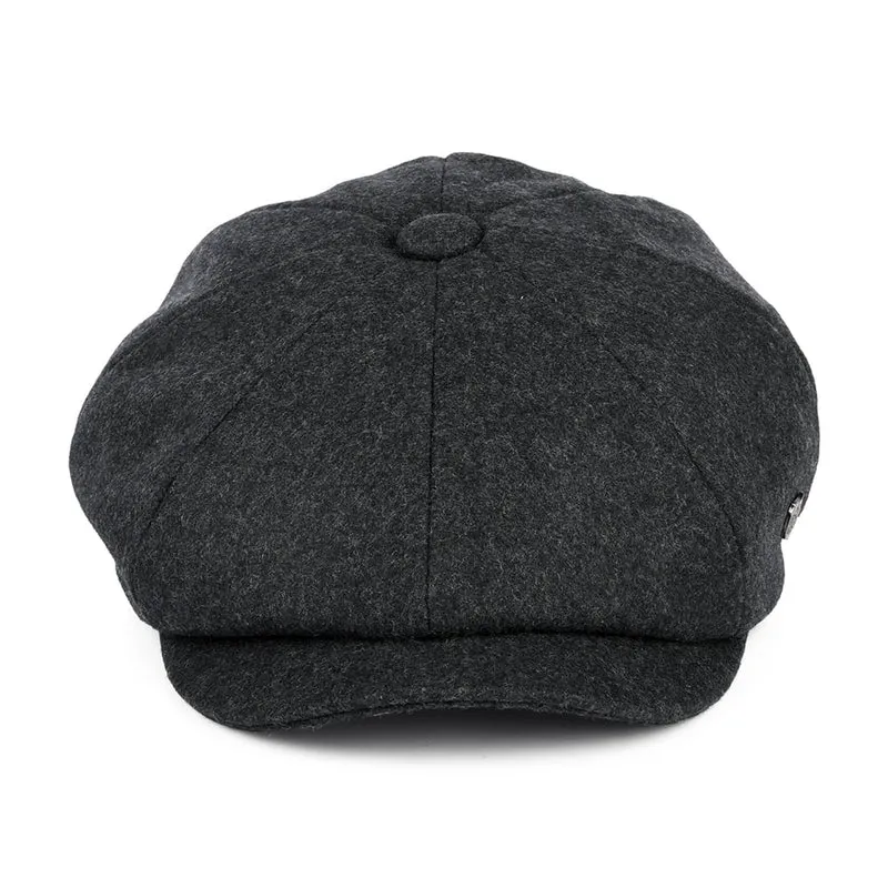 Casquette Gavroche en Melton Alfie gris FAILSWORTH