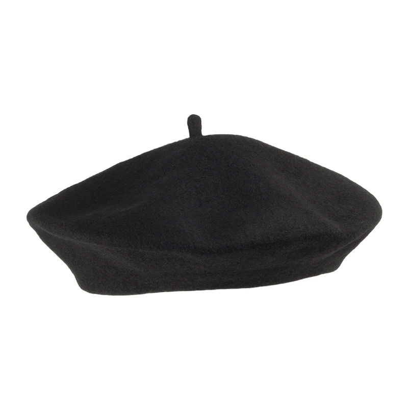 Béret Tendance en Laine noir