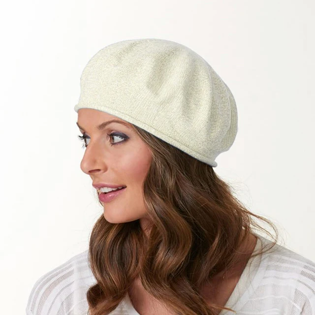 Béret en Coton 26cm de Diamètre naturel PARKHURST