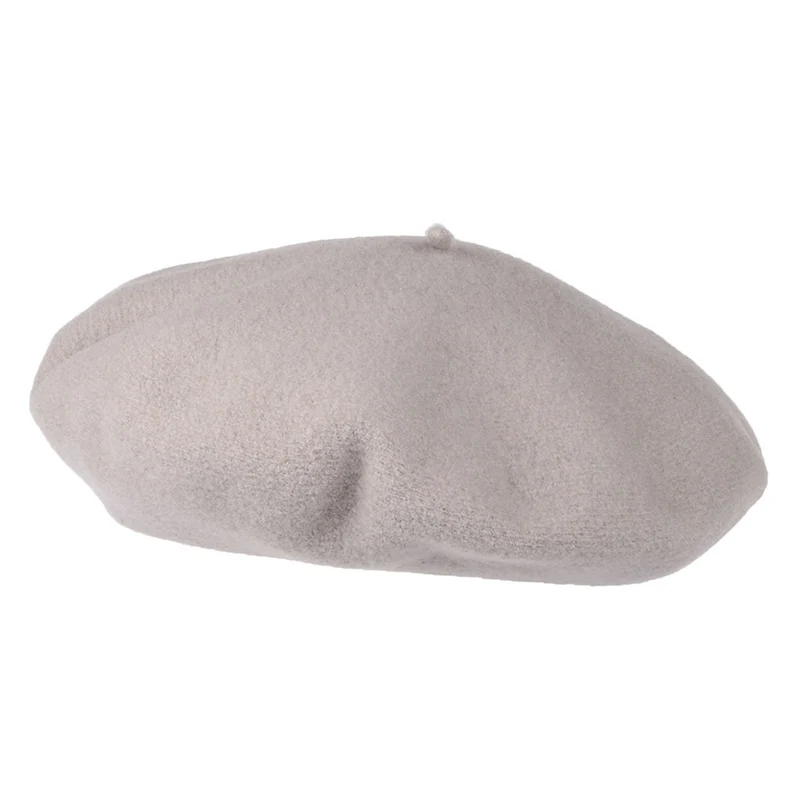 Béret Authentique en Laine Mérinos gris LAULHÈRE