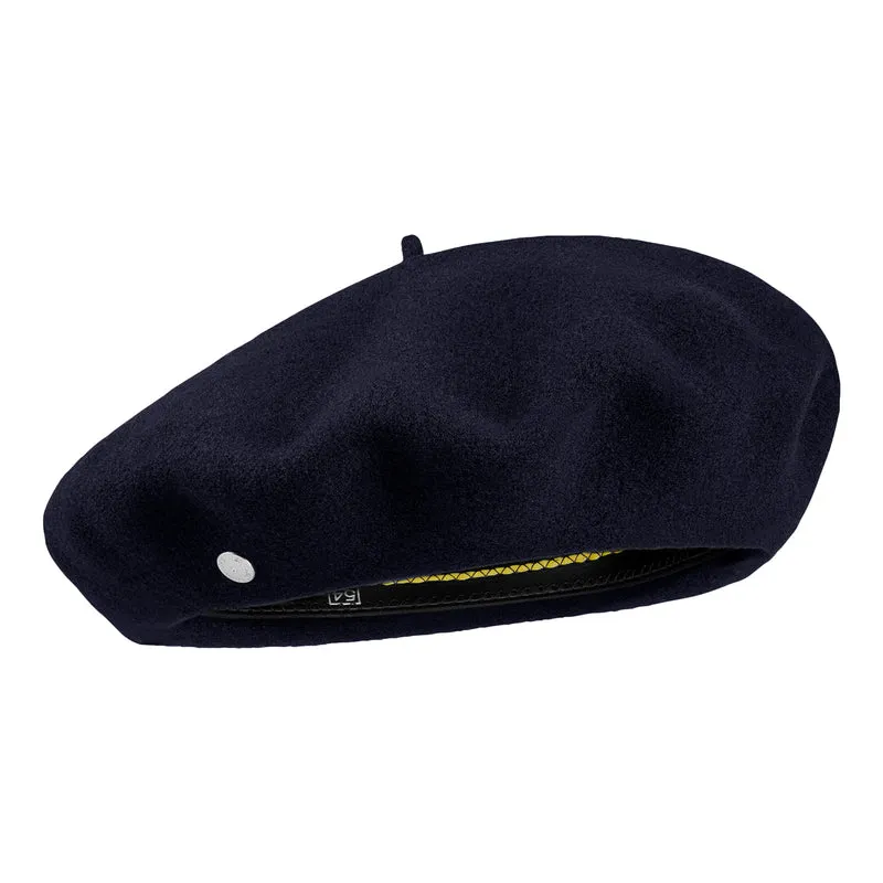 Béret en Laine Mérinos Campan Luxe bleu marine LAULHÈRE