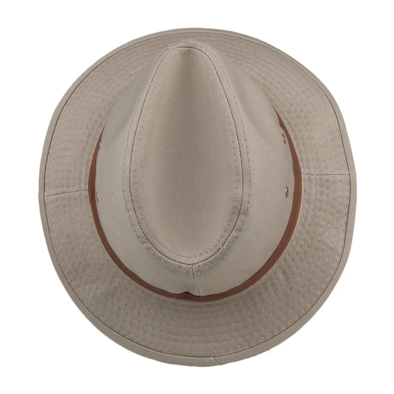 Chapeau Safari en Coton Hydrofuge khaki DORFMAN PACIFIC