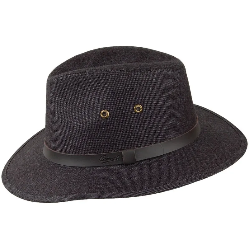 Chapeau Fedora Safari en Lin Irlandais anthracite FAILSWORTH