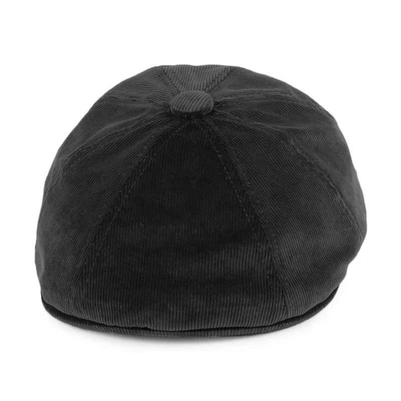 Casquette Gavroche en Velours Côtelé Hawker noir KANGOL