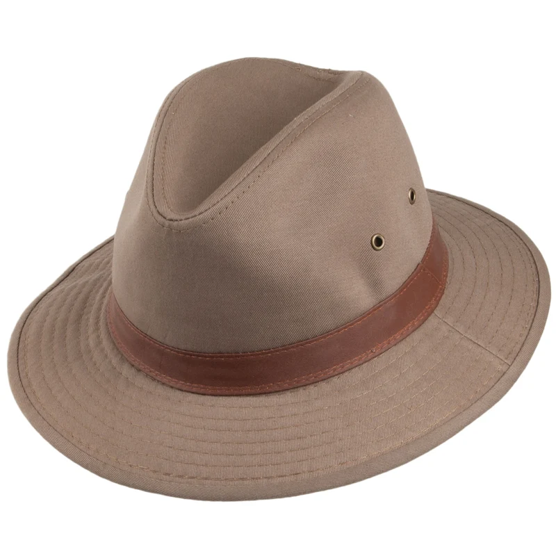 Chapeau Safari en Coton Hydrofuge écorce DORFMAN PACIFIC
