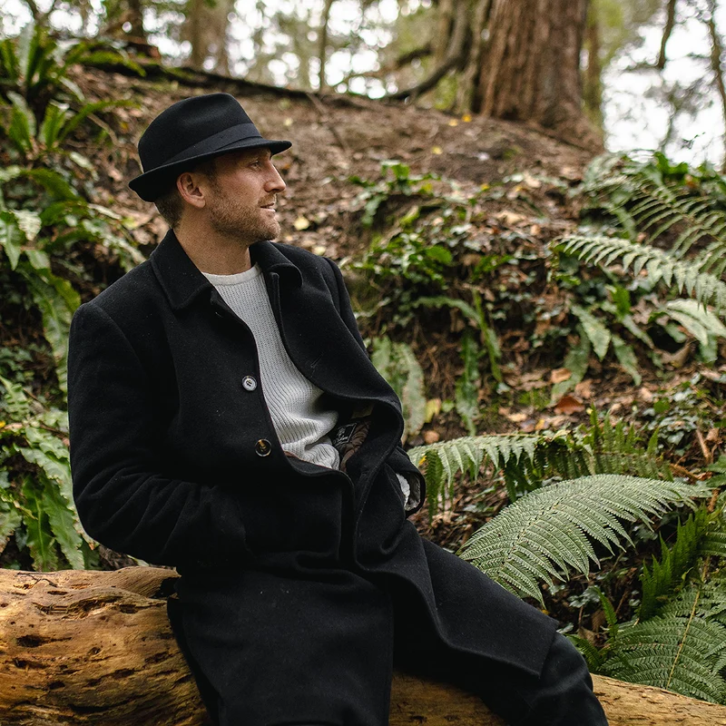 Chapeau Trilby Detroit noir JAXON & JAMES