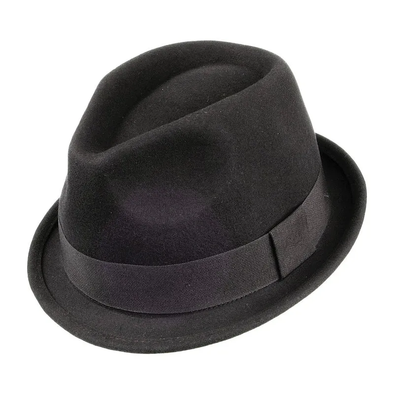 Chapeau Trilby Déformable Dekker noir JAXON & JAMES