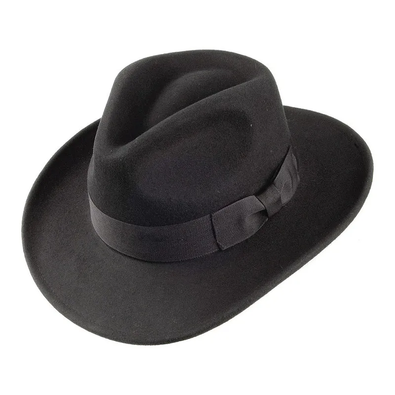 Chapeau Fedora Ford noir JAXON & JAMES
