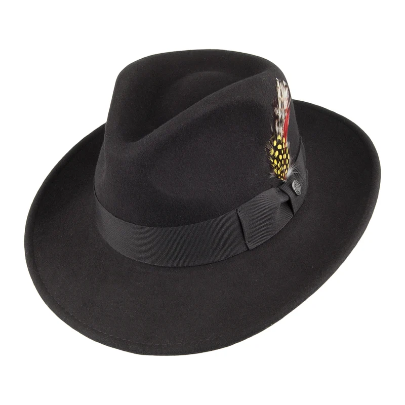 Chapeau Fedora Ford noir JAXON & JAMES
