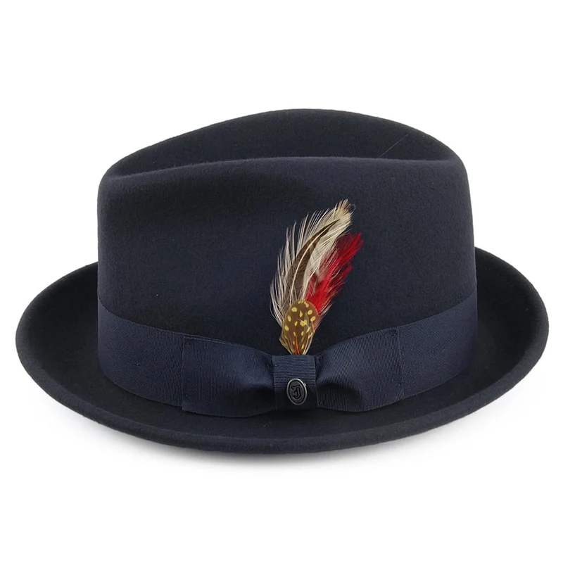 Chapeau Trilby Déformable Blues bleu marine JAXON & JAMES
