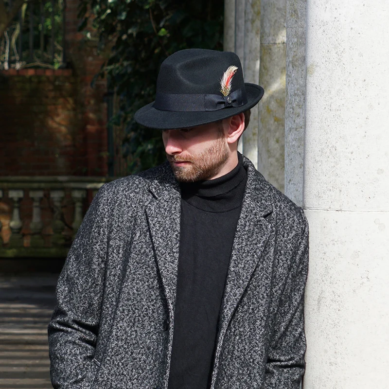 Chapeau Trilby Déformable Blues noir JAXON & JAMES