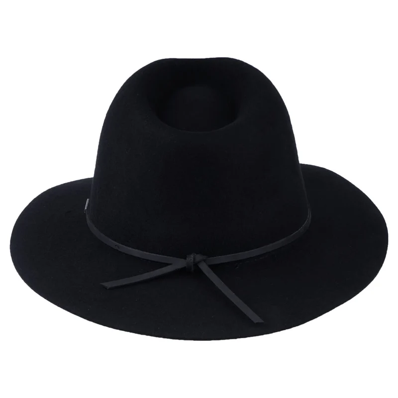 Chapeau Fedora en Laine Feutrée Wesley noir BRIXTON
