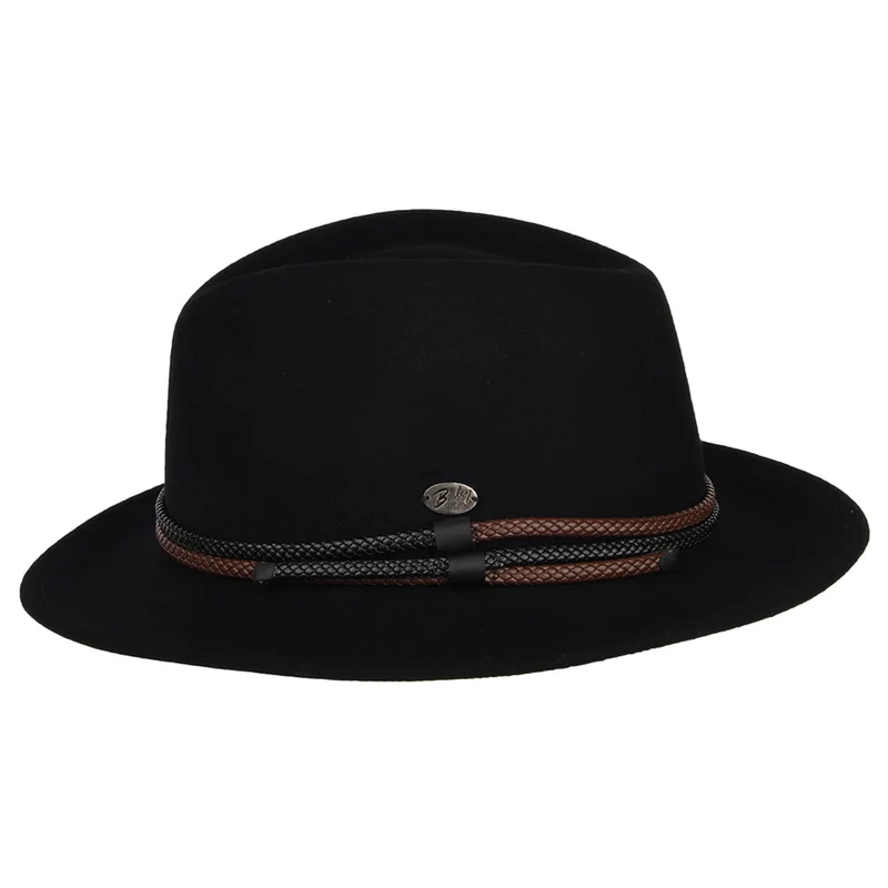 Chapeau Fedora Déformable Nelles noir BAILEY