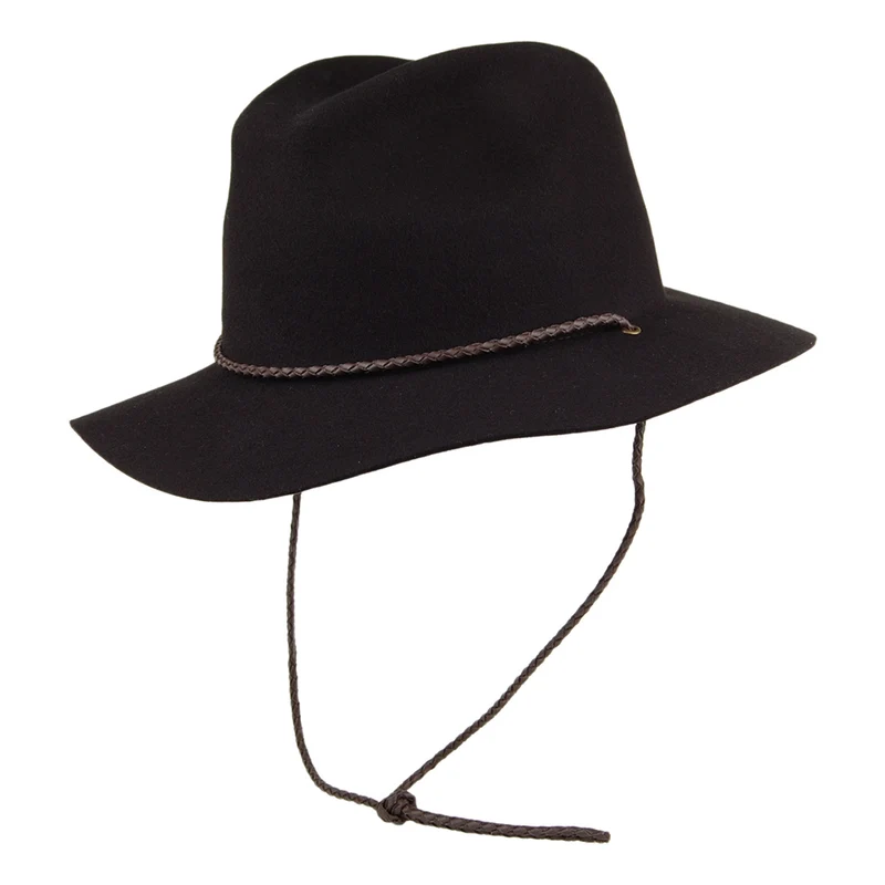 Chapeau Fedora Freeport noir BRIXTON