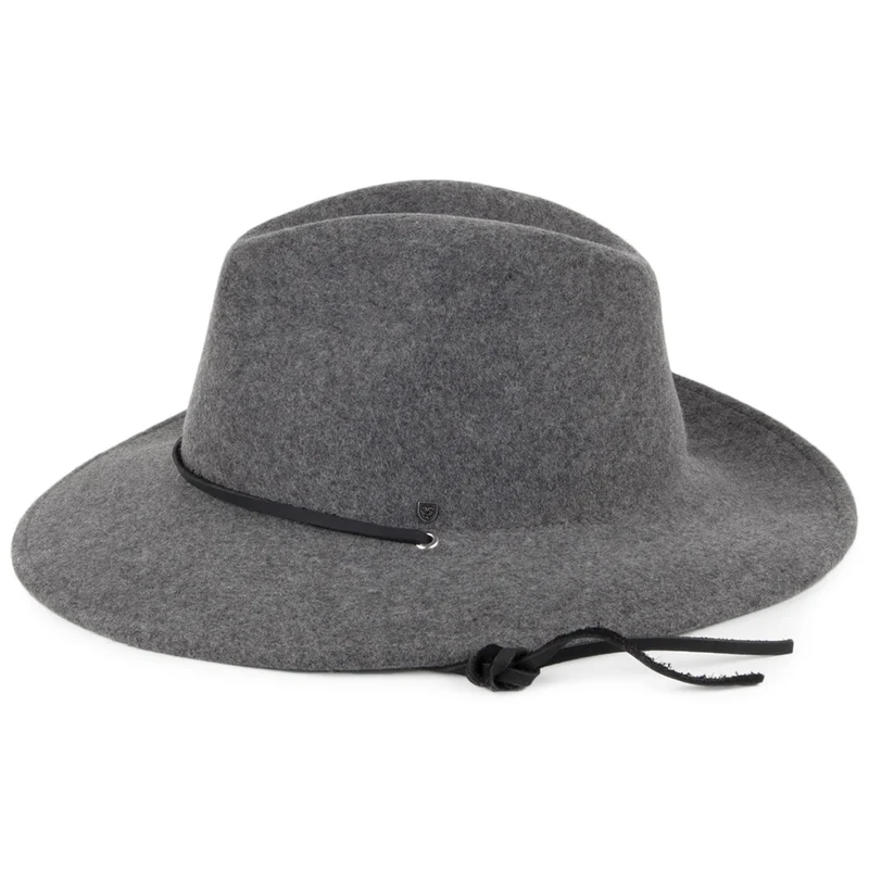 Chapeau Australien Field gris chiné BRIXTON