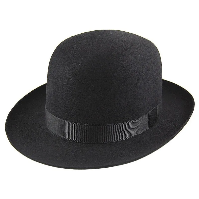 Chapeau Fedora en Fourrure Feutrée Foldaway noir CHRISTYS