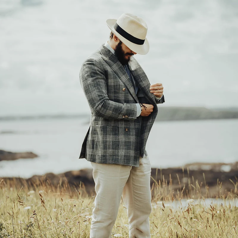 Chapeau Fedora Été en Paille Summer C- Crown naturel JAXON & JAMES