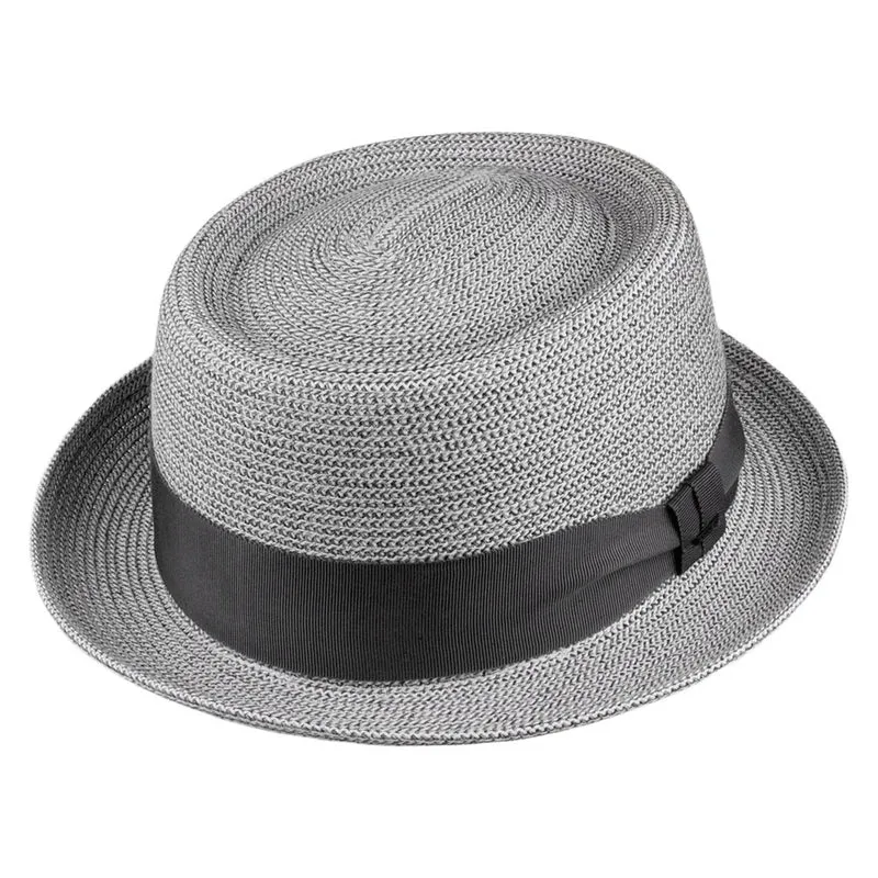 Chapeau Pork Pie Waits gris BAILEY