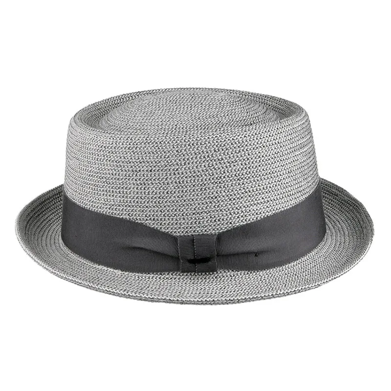 Chapeau Pork Pie Waits gris BAILEY