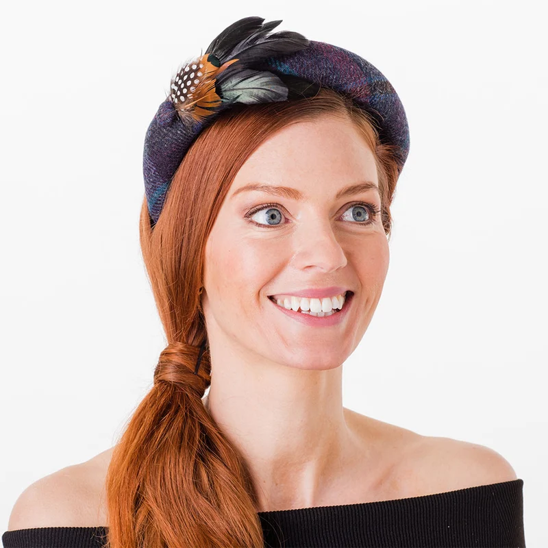 Bandeau en Laine Britannique Sandown mélange de violets FAILSWORTH