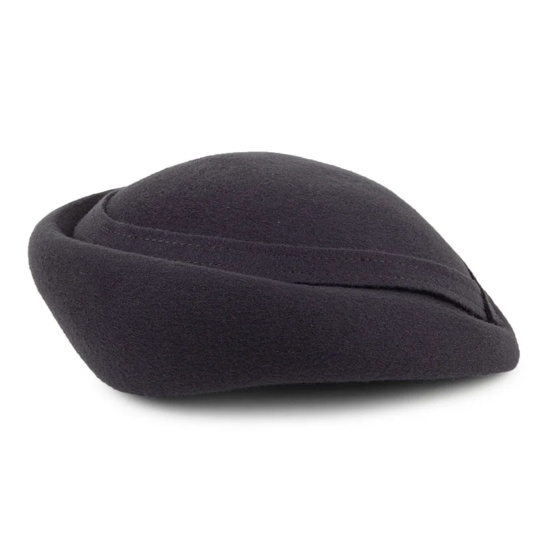 Chapeau Calot en Laine Maria anthracite WHITELEY