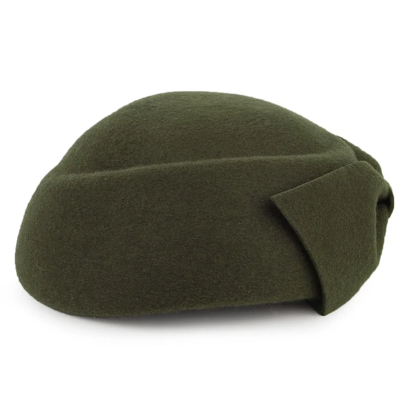 Chapeau Calot en Laine avec Nœud Avery mousse WHITELEY