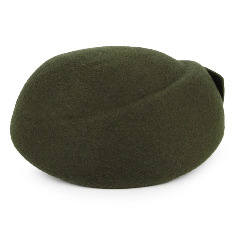 Chapeau Calot en Laine avec Nœud Avery mousse WHITELEY