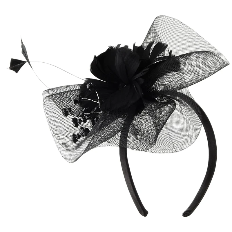 Chapeau Bibi Clementine noir JANE ANNE DESIGNS