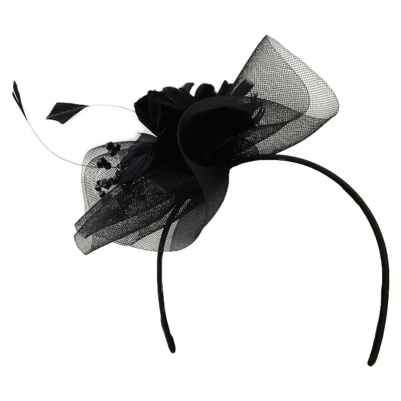 Chapeau Bibi Clementine noir JANE ANNE DESIGNS