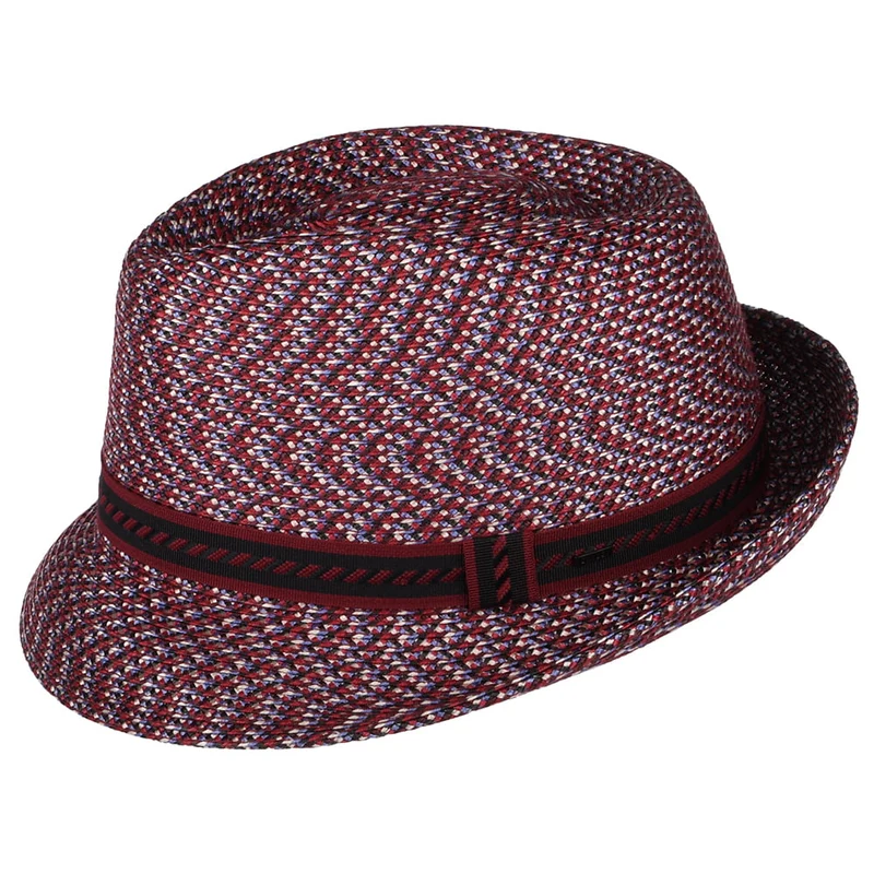 Chapeau Trilby Mannes rouge profond BAILEY