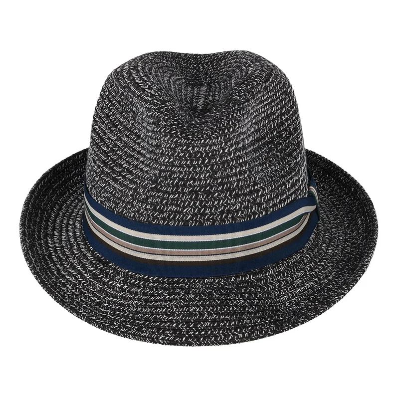 Chapeau Fedora Salem gris foncé-mélangé BAILEY