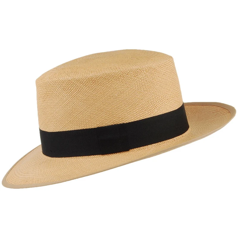 Chapeau Canotier Panama à Bord Large Camila naturel CHRISTYS