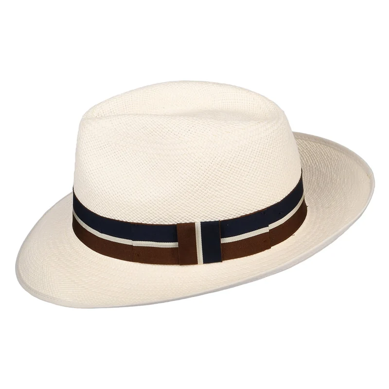 Chapeau Fedora Panama Home County Preset décoloré CHRISTYS