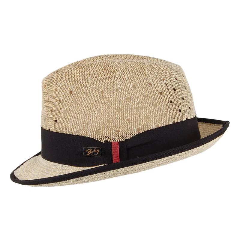 Chapeau Trilby en Paille Toyo Bascom naturel BAILEY