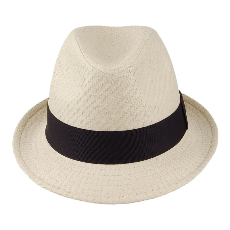 Chapeau Trilby en Paille décoloré FAILSWORTH