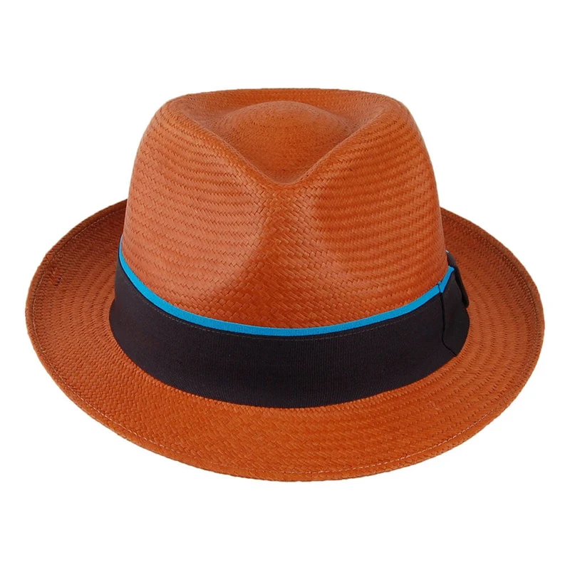Chapeau Trilby Panama ambre FAILSWORTH
