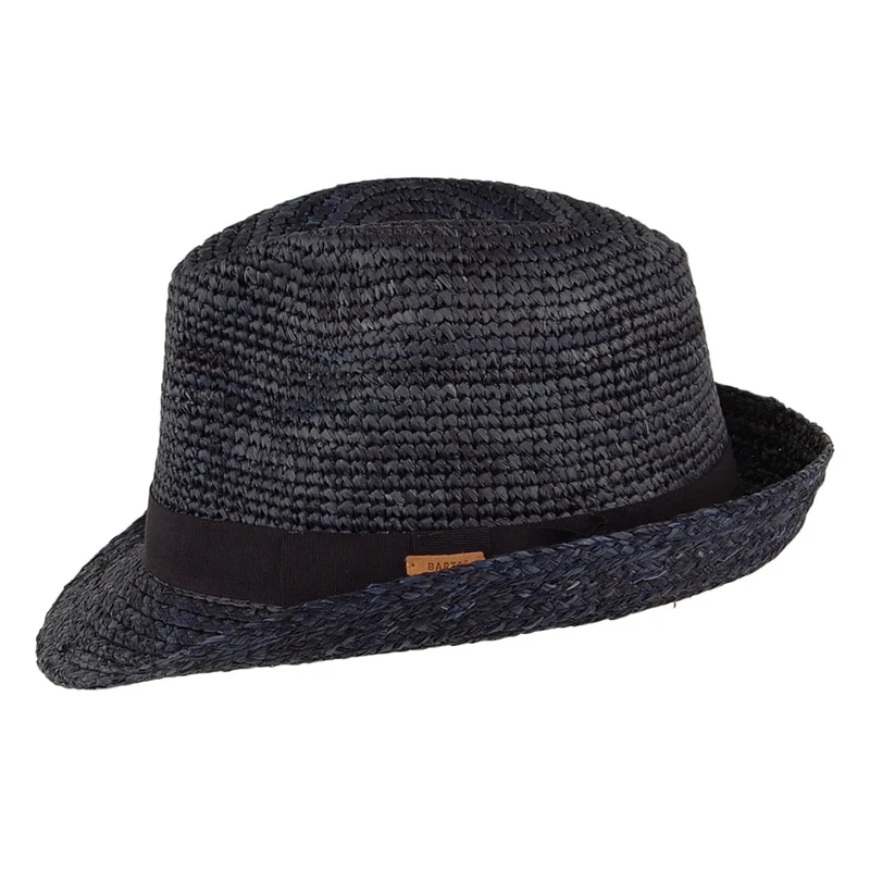 Chapeau Trilby en Paille Sedad bleu marine BARTS