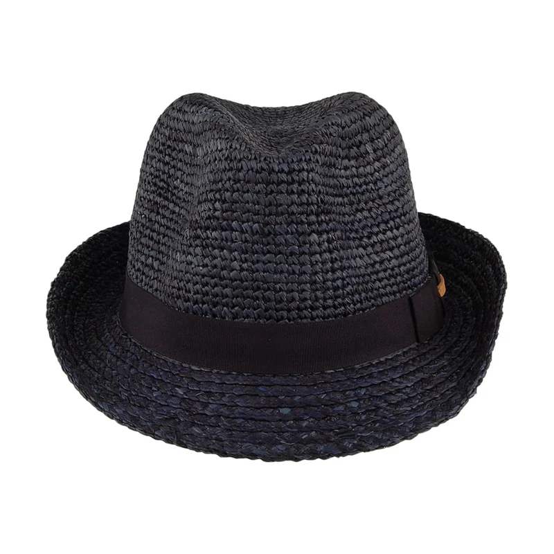 Chapeau Trilby en Paille Sedad bleu marine BARTS