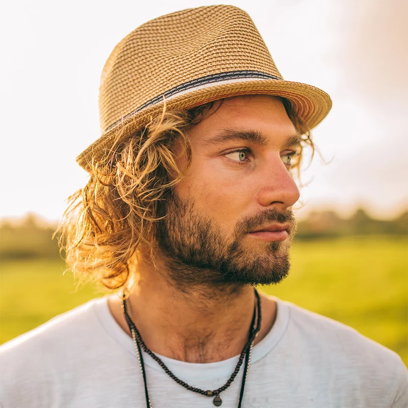 Chapeau Trilby Été Fluoriet naturel BARTS