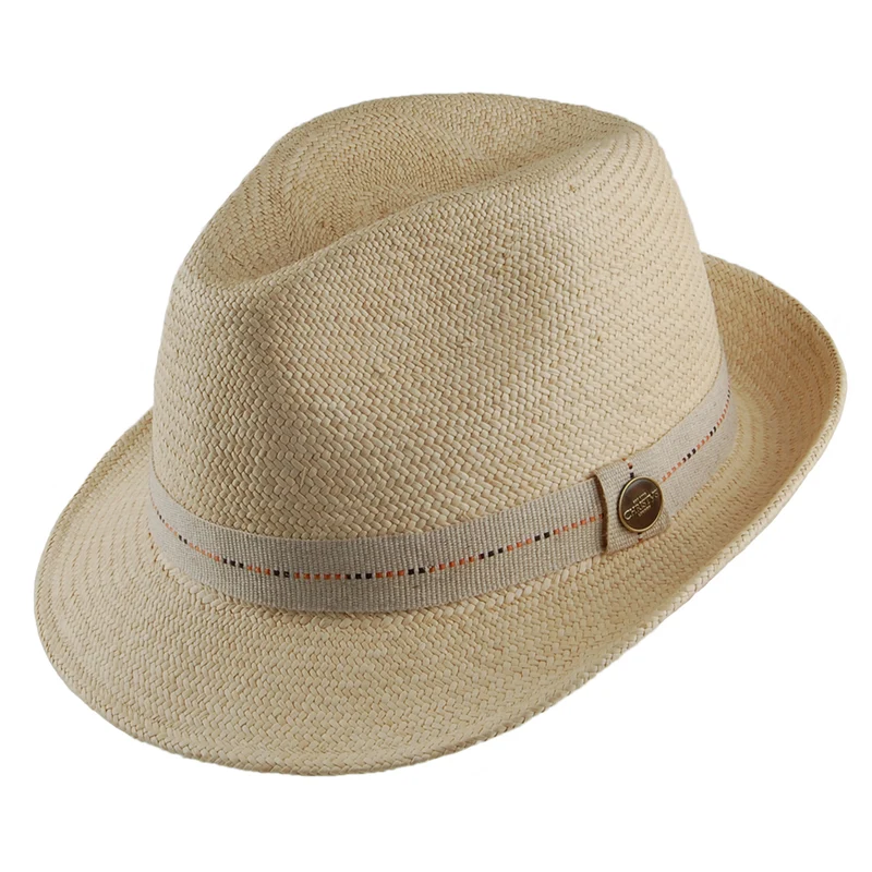 Chapeau Trilby Panama Cuenca Hardy en Paille naturel CHRISTYS