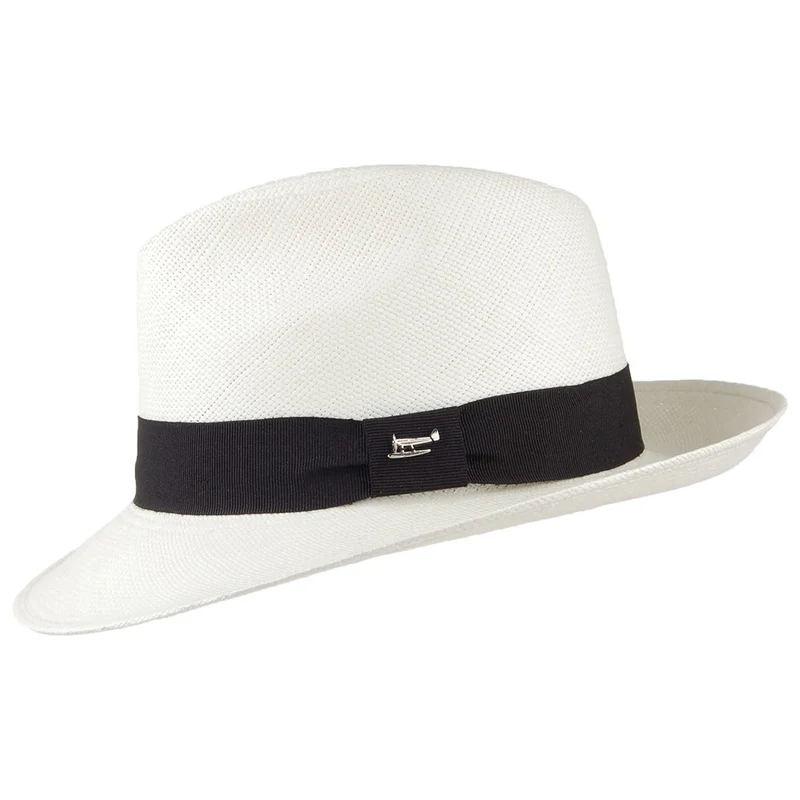 Chapeau Fedora Panama Good Wood décoloré WHITELEY