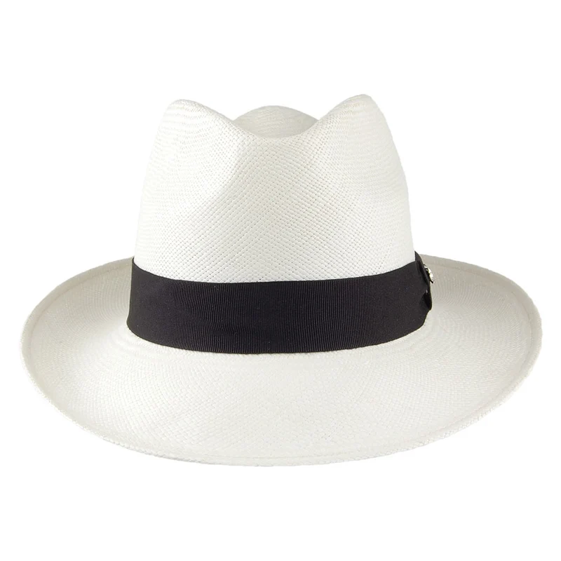 Chapeau Fedora Panama Good Wood décoloré WHITELEY
