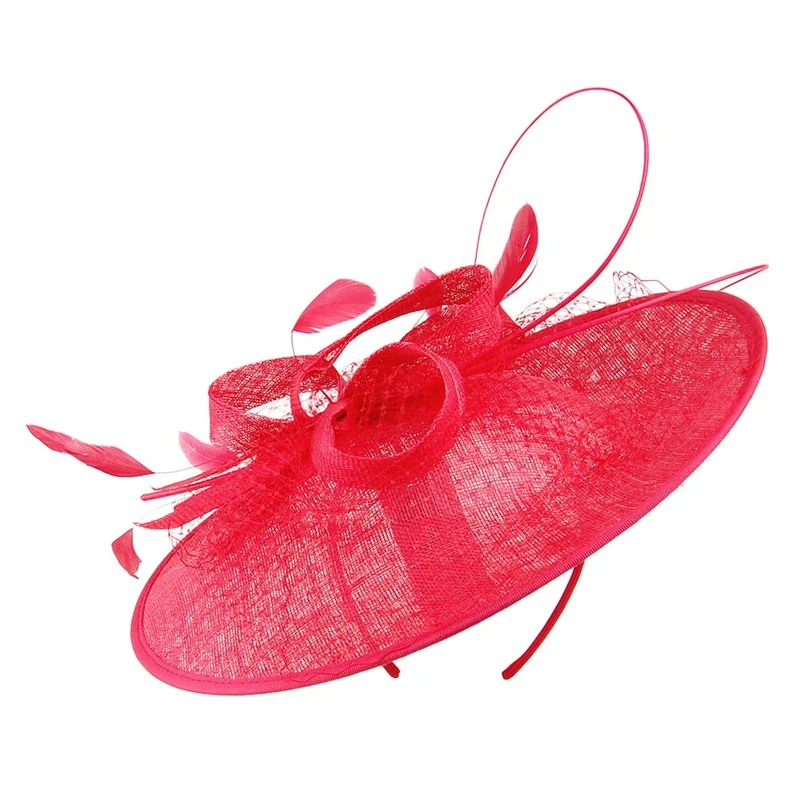 Chapeau Bibi Disque Lunar rouge FAILSWORTH