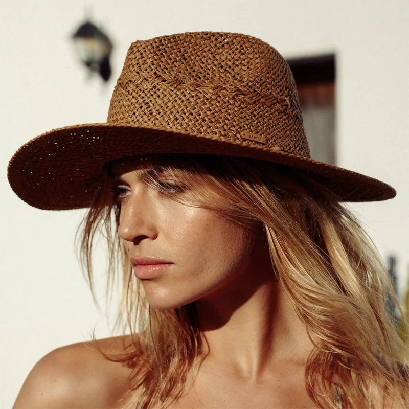Chapeau Fedora Été Arday marron clair BARTS